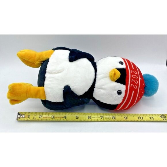 Hallmark Penguin Plush 2022 Stuffed Animal 11" Christmas Winter Toy Holiday - Picture 2 of 10